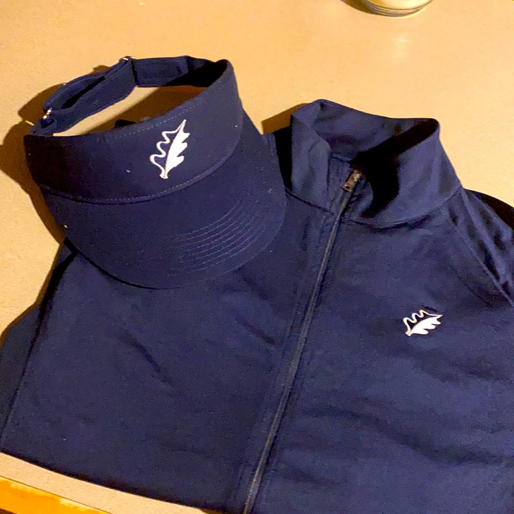 Logo golf set - visor and ladies jacket never worn